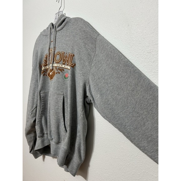 Texas Longhorns 2005 Rose Bowl Granddaddy Of Them All Gray‎ Nike Hoodie Men's L - Picture 3 of 12